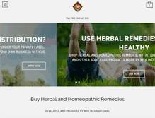 Tablet Screenshot of herballabs.net